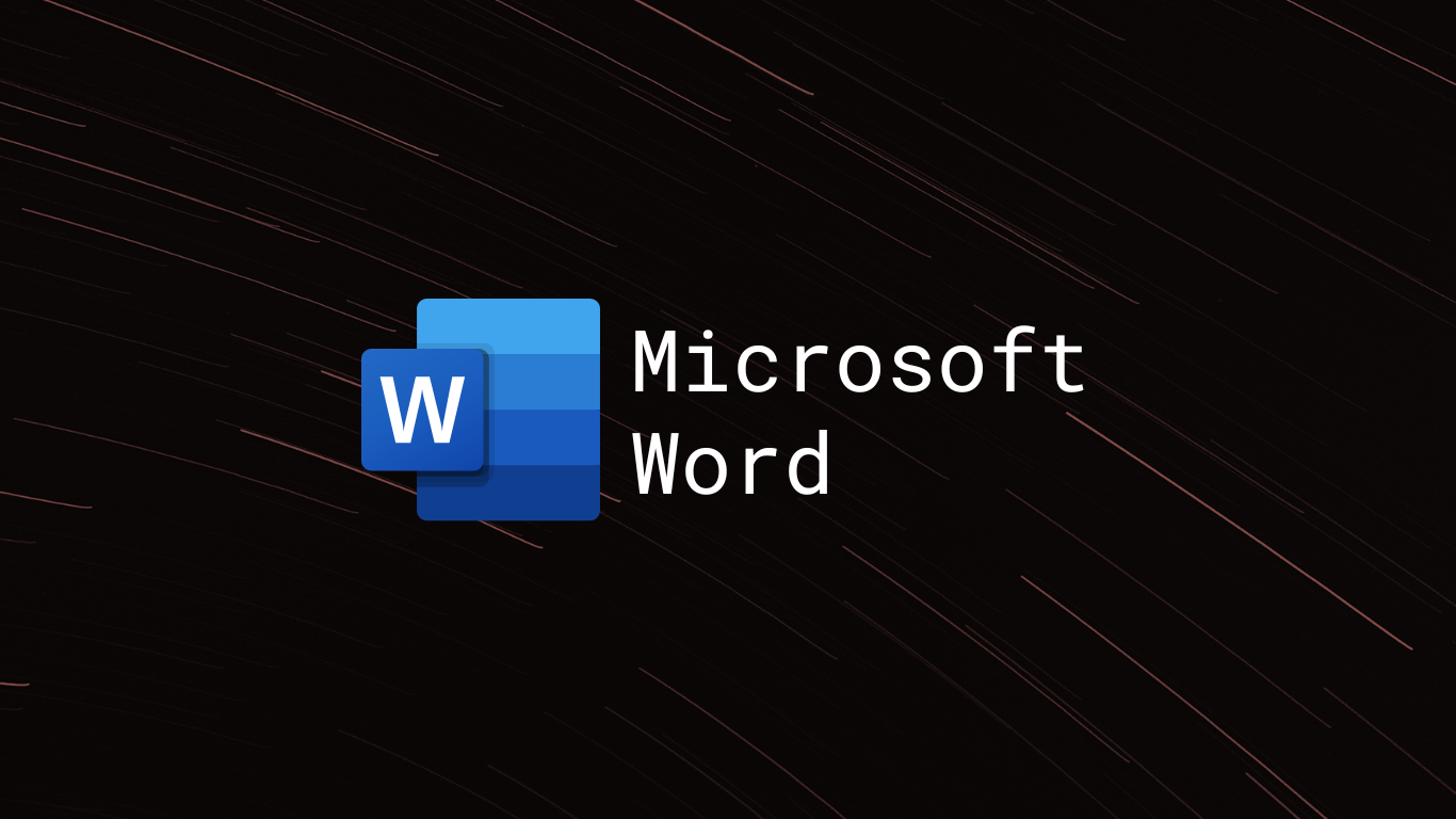 Microsoft Word Microsoft Word