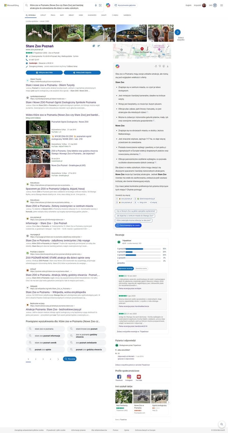 Microsoft Bing AI Search