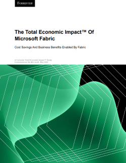 Forrester TEI Microsoft Fabric
